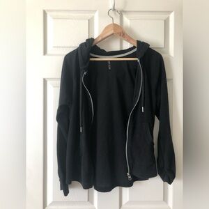 Calvin Klein Performance Lightweight Black Zip-Up Hoodie / Jacket